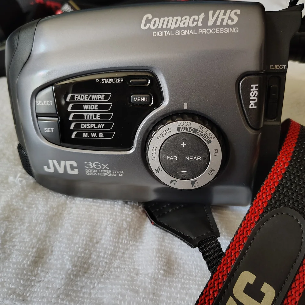 Black Camcorder with Accessories